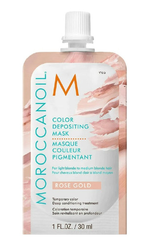 Máscara Con Color Rose Gold Moroccanoil 30ml