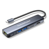 Adaptador Multipuerto De Concentrador Usb C, Hub Dockteckexp