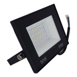 Refletor Led 50w Holofote Bivolt Prova D'água Ip66 Frio