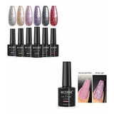 Esmalte De Uñas - Mizhse Diamond Gel Nail Polish, Reflec