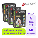 Emumed Pañal Premium Talla G 3x20uds