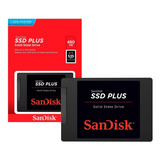 Ssd 480gb Sandisk Plus Sata Iii Leitura 530mb/s Pc Notebook