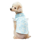 Qwinee Vestido Para Perro Y Gato Con Estampado Floral, Con V