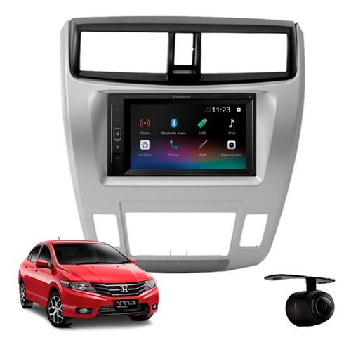 Central Multimidia Pioneer Honda City Digital 2012 2013