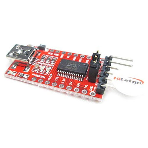 Módulo De Adaptador Usb Ttl Serial Ft232rl Ftdi Mini U...