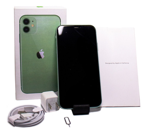 Apple iPhone 11 (64 Gb)  Verde Con Caja Original Accesorios Manual