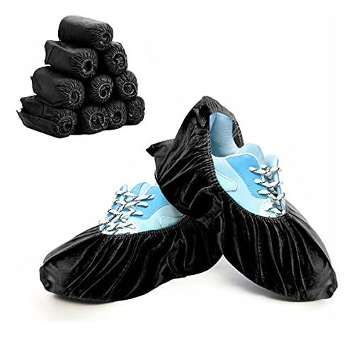 Fundas De Zapatos Desechables Abc, Negras, 100 Unidades