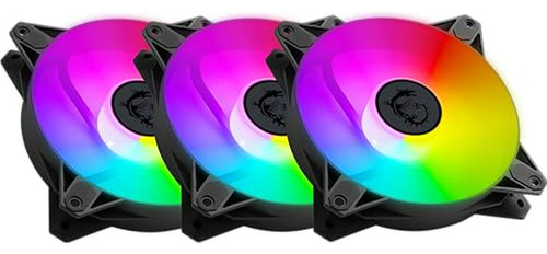 Ventiladores Argb Msi Mpg F120 - 1200 Rpm, 120mm, Anti-vibra