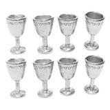 8x Vasos De Cáliz 1:12 Vasos De Mini Casa De Jugar Comida