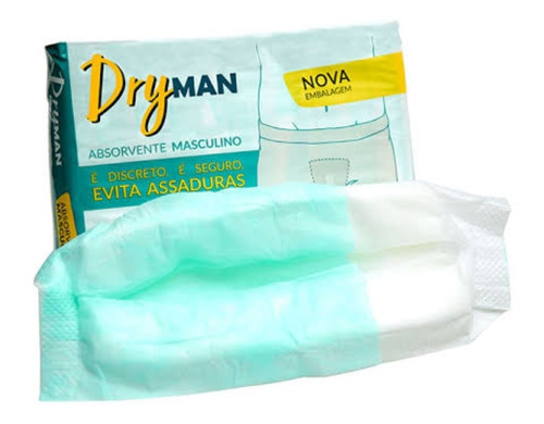 Absorvente Masculino Discreto Dryman Com 10 Un 