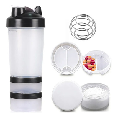 Vaso Shaker Mezclador Proteina 450ml Gym Para Deportes Color Blanco | MercadoLibre