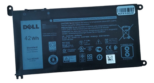 Bateria Laptop Origina Wdx0r Dell Inspiron 13 5368 5378 7368