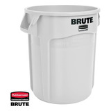 Rubbermaid® Cesto Bote De Basura Brute®, 37.9 Litros C/ Asas Color Blanco