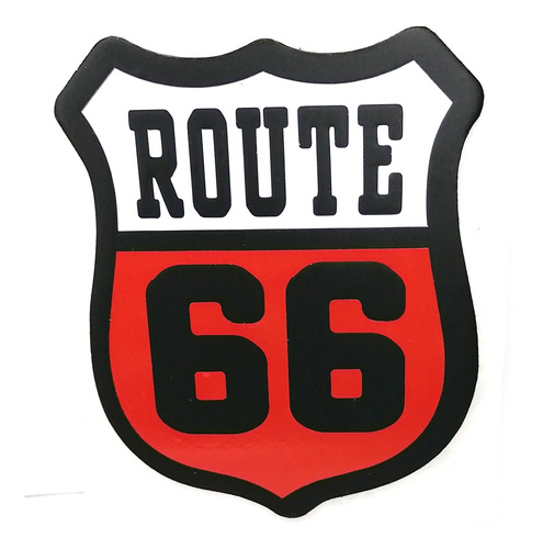 Emblema Sticker Ruta 66 Para Autos Y Pick Up 