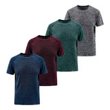 Kit 4 Camisetas Masculina Dry Fit Academia Treino Fitness
