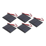 Panel Solar, 5 Unidades, Mini Módulo De Placa De Batería, 30