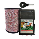 Kit Eletrificador Rural Cerca Elétrica Gado Boi Cães 250m