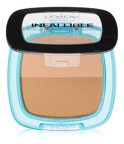 Maquillaje Polvo Compacto Loreal Infallible Pro Glow Color 27 Creme Cafe