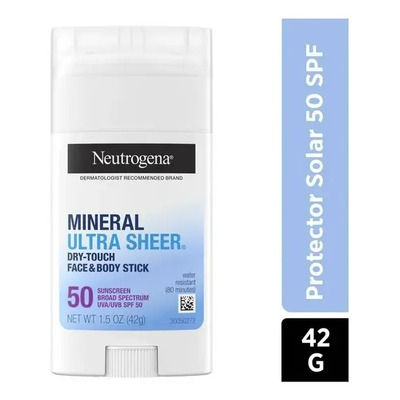 Neutrogena Mineral Ultra Sheer 50+ Barra Proteccion Solar | Meses sin interés
