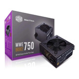 Fuente Pc Coolermaster Mwe 750 Bronze, 750w 80 Plus Bronze