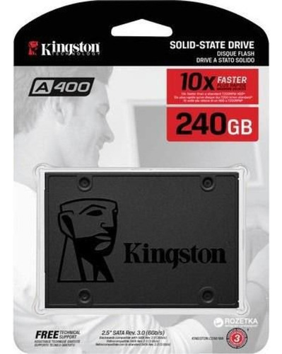 Hd Ssd 240gb Kingston Sa400 Sata3 2,5 