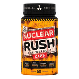 Pré Treino Nuclear Rush Cafeína 400mg 60 Cáps - Bodyaction