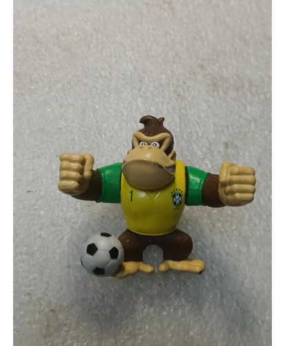 Figura Juguete Donkey Kong Nintendo Jugador Fútbol Brasil