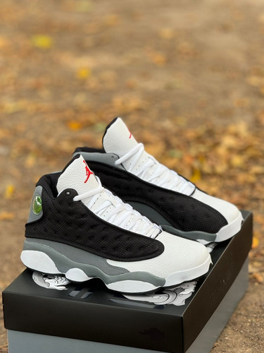 Jordan Retro 13 Blanco-negro#7,5