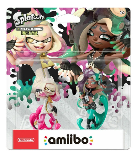 Paquete Amiibo Splatoon Pearl Marina 2 Para Nintendo