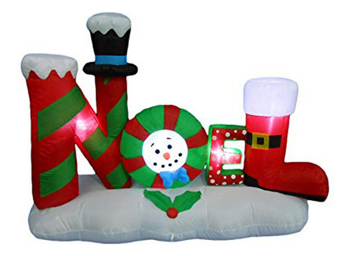 Inflable Navidad Led 1.2m Luces  Noel 