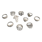 Pack Mayorista 10 Anillos Plata 925 A Elección Peso 4 Grs.