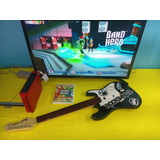 Guitarra Rockband 2 Y Sensor Para Nintendo Wii 