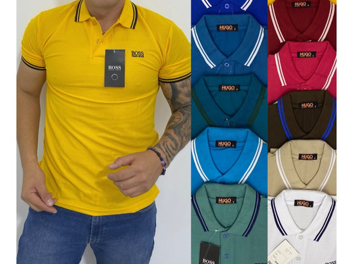 Playera Tipo Polo Estilo Boss Náutica Hollister Genérico 