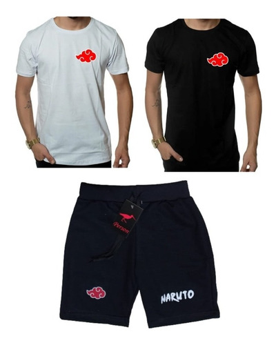 Kit 2 Camiseta + Bermuda Moletom Conjunto Nota Fiscal Full