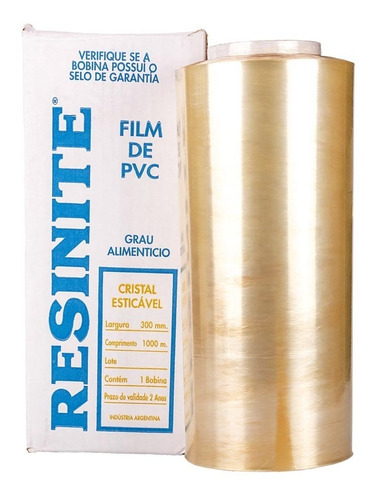 Film Alimenticio Resinite  Pvc (30cm X 1000 Metros) X1 Rollo