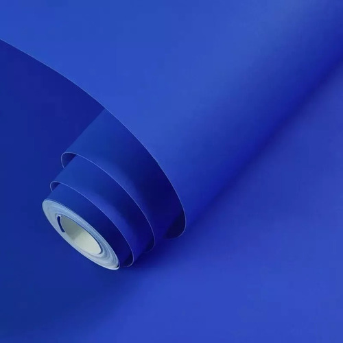 Papel Mural Azul Texturizado Grueso Autoadhesivo 10mt X 60cm