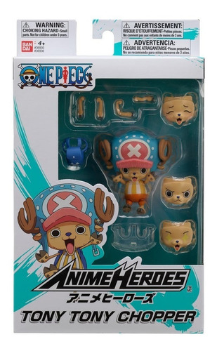 Figuras De Acción Bandai Tony Chopper Anime Heroes One Piece