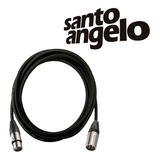 Cabo De Microfone Balanceado Xlr/xlr Santo Angelo 1m