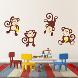 Vinil Decorativo Changuitos Para Cuarto Infantil 