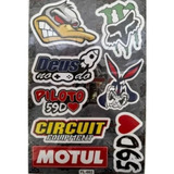 Cartela Adesivos Motul Circuit 59d Monster Carro Moto 082