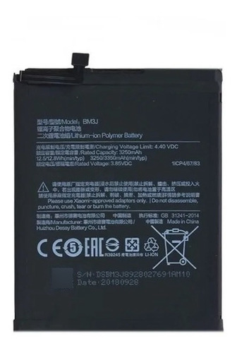 Batería Battery Para Xiaomi Mi 8 Lite Mi8 Bm3j