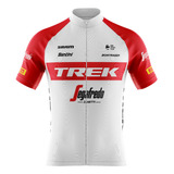 Jersey Ciclismo Ruta Mtb Trek 2023 Rojo Manga Corta 