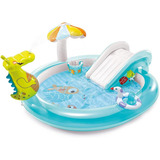 Centro Actividades Piscina Inflable Agua Cocodrilo Intex Color Multi