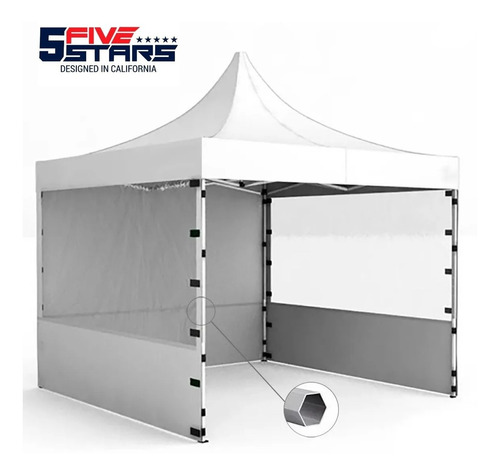 Carpa Plegable 3x3 Aluminio Playa Impermeable 5stars No 3h ®