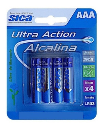 Pila Aaa- Pack X 12 Unidades Sica- Alcalina-