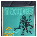 Póster Original Vintage Juegos Olimpicos Mexico 1968