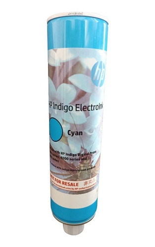 Tinta Hp Indigo Electroink Cyan Para: 3000, 4000 Y 5000 Seri