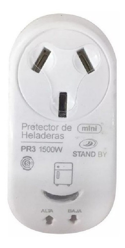 Protector De Tension Stand By Enchufable 1500w P/ Heladeras