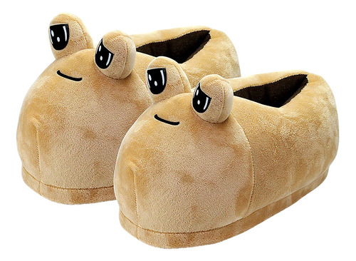 Pantuflas De Wan Alien Pou Emoción Furdiburb Peluche Color