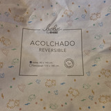 Acolchado Reversible Y Sabanas Para Cuna Arredo